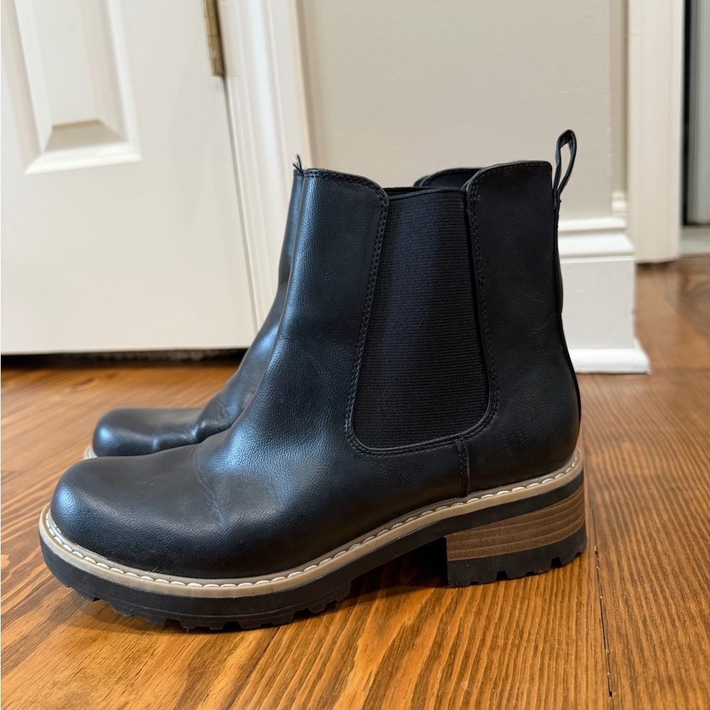 Target Universal Thread Leather Ankle Boots Waterproof - Picture 1 of 4